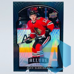 2020-21 Upper Deck Allure Black Rainbow Alex Debrincat #9 Blackhawks